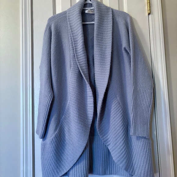 RD Style Size Medium Light Purple Sonole Open Drape Knit Cardigan - Picture 2 of 5